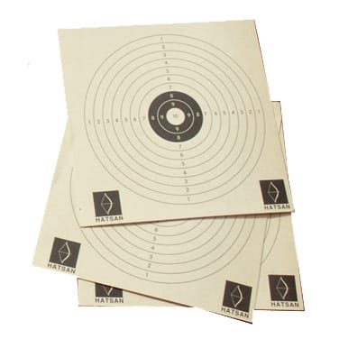 Hatsan Paper Target 10-rings 14x14 cm Beige Hatsan
