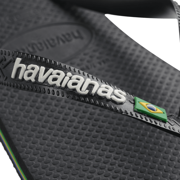 Havaianas Men's Brazil Logo Black/Black Havaianas Havaianas Men's Brazil Logo Black/Black Havaianas