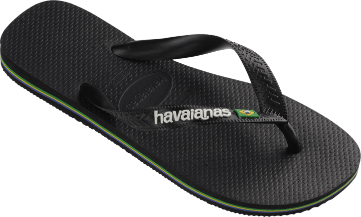 Havaianas Men's Brazil Logo Black/Black Havaianas Havaianas Men's Brazil Logo Black/Black Havaianas