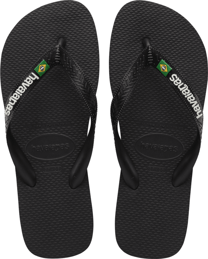 Havaianas Men's Brazil Logo Black/Black Havaianas Havaianas Men's Brazil Logo Black/Black Havaianas