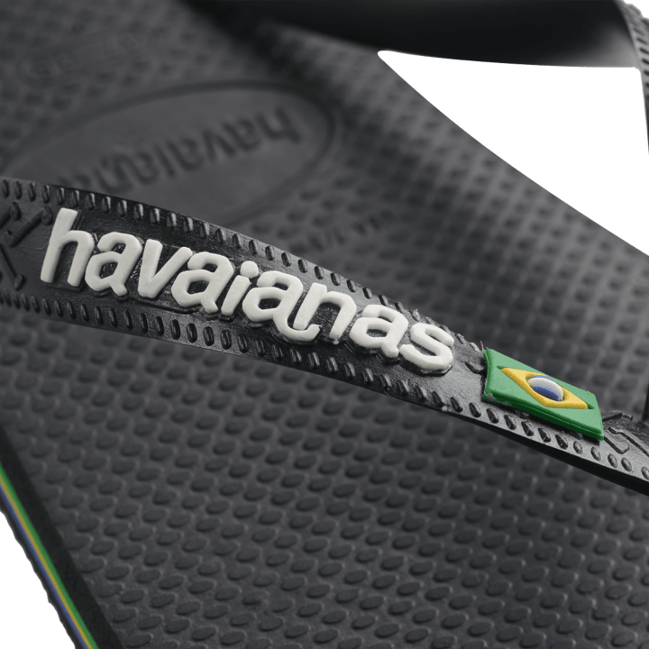 Havaianas Men's Brasil Logo Black/Black Havaianas