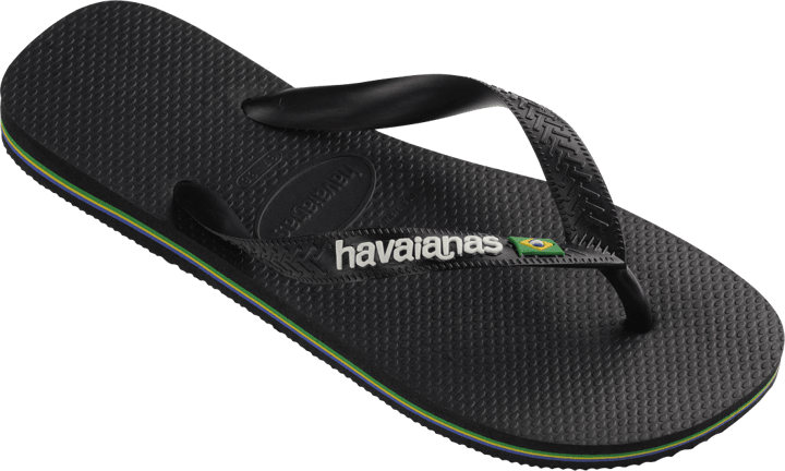 Havaianas Men's Brasil Logo Black/Black Havaianas