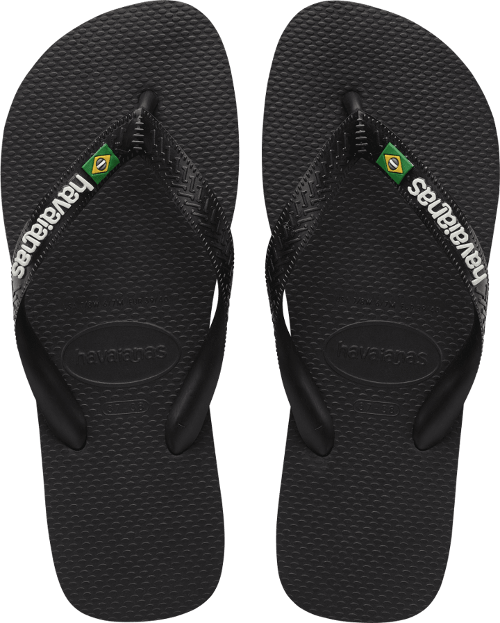Havaianas Men's Brazil Logo Black/Black Havaianas