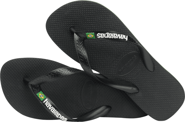 Havaianas Men's Brasil Logo Black/Black Havaianas