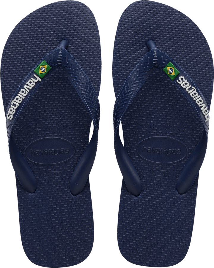 Havaianas Men's Brazil Logo Navy Blue Havaianas