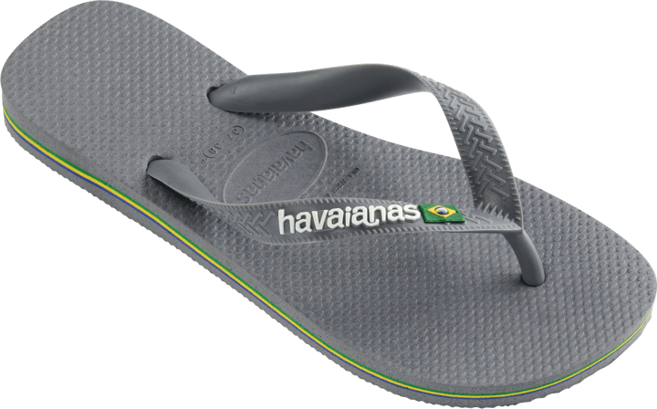 Men's Brasil Logo Steel Grey/Grey Havaianas