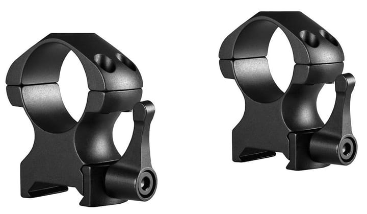 Hawke Stålringar Qd, 30 Mm För Weaver, Höga, Höjd: 13 Mm Nocolour Hawke