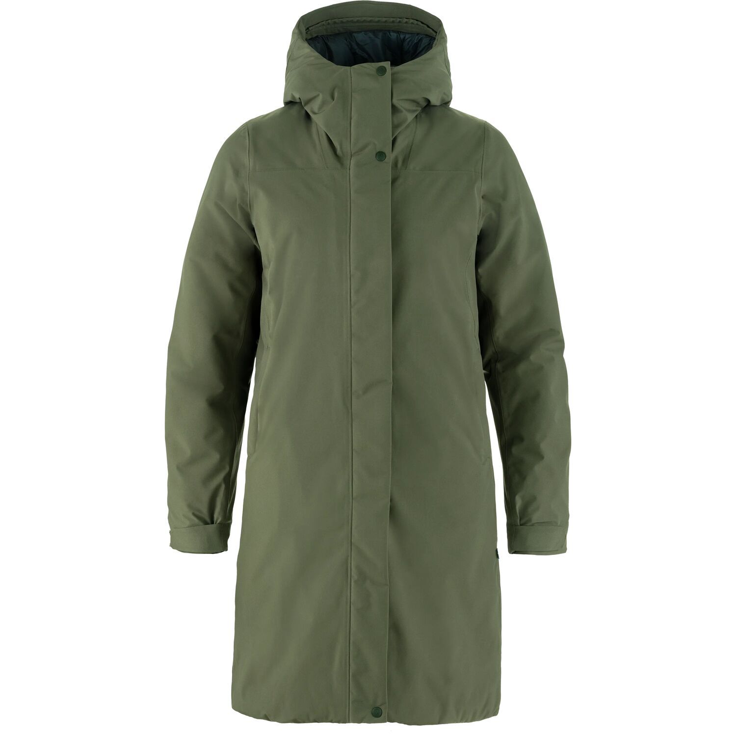 Fjällräven Women's Hc Hydratic Padded Parka Laurel Green