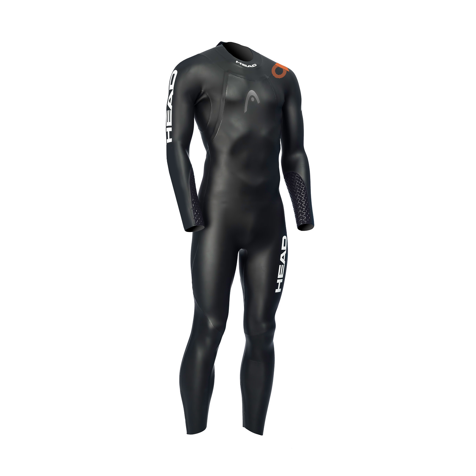 Men’s Open Water Shell Wetsuit Black/Orange