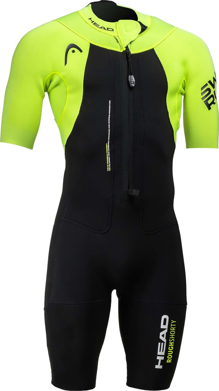 Men's Swimrun Rough Shorty Black/Yellow Head