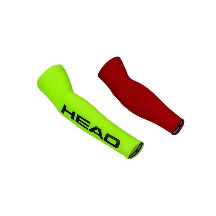 Neon Lycra Sleeves Red/Yellow Head