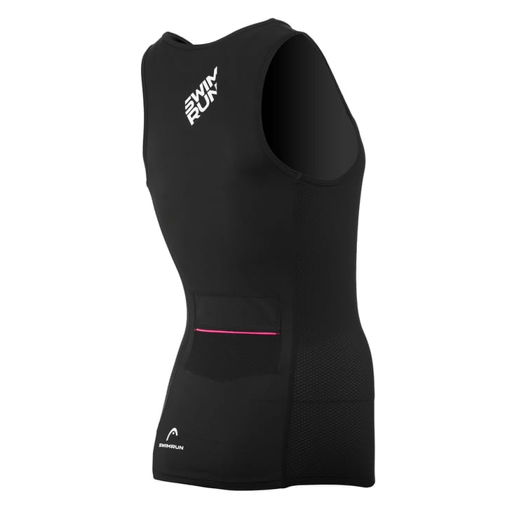 Swimrun Bat Top Lady Black/Pink Head