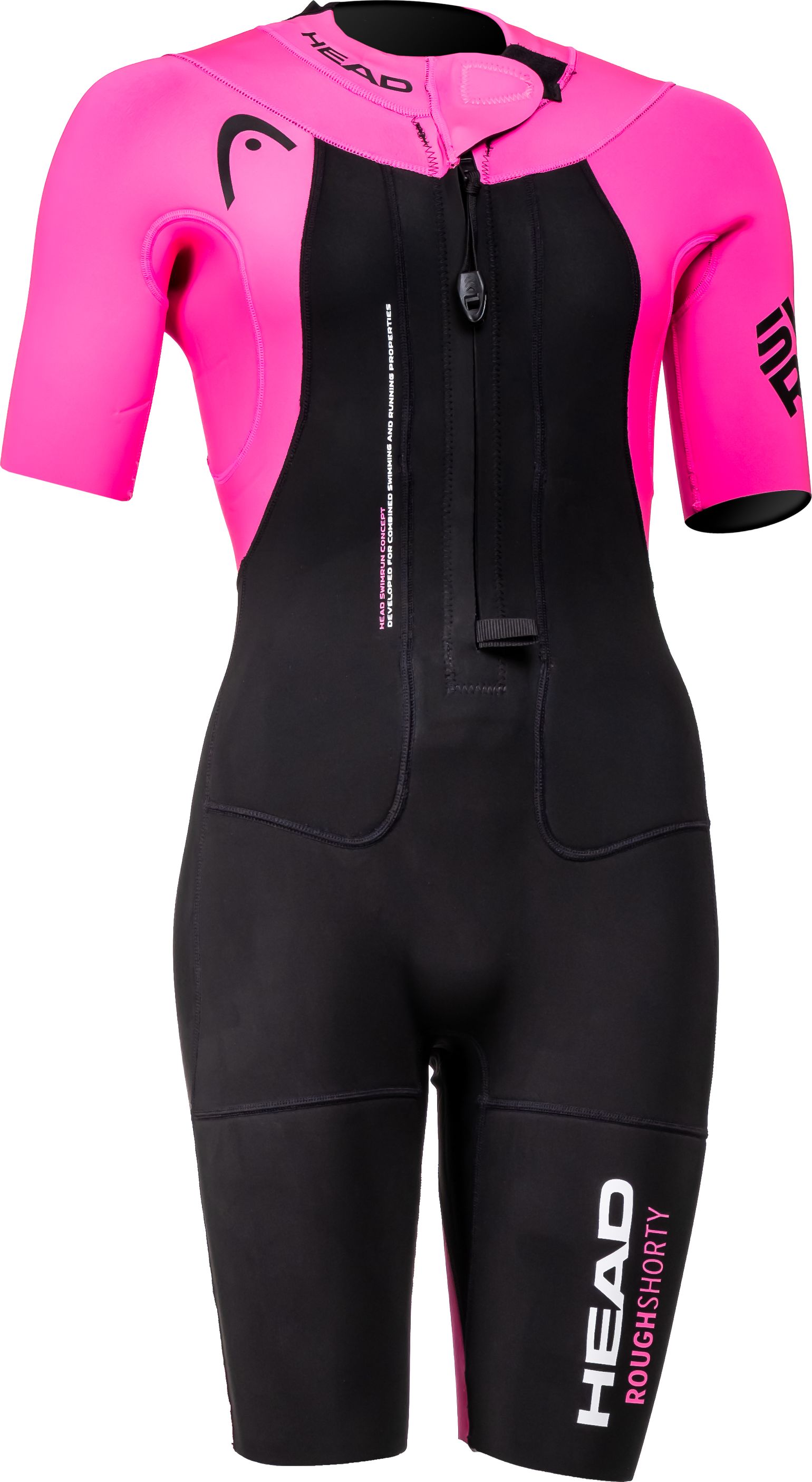 Women's Swimrun Rough Shorty  Black/Pink