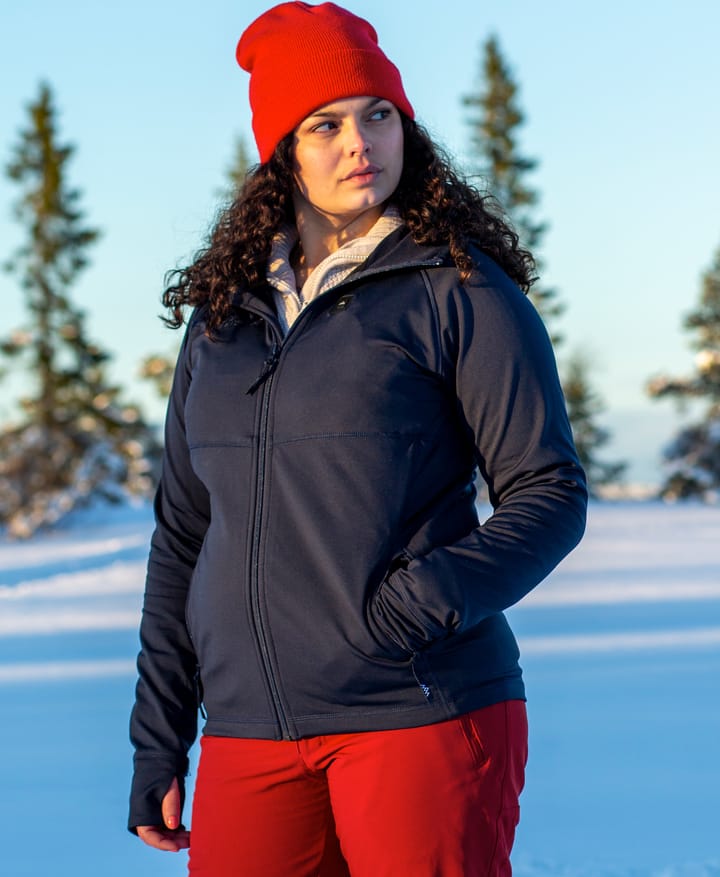 Heat Experience Women's Anyday Heated Zip Hoodie Navy/Blue Heat Experience