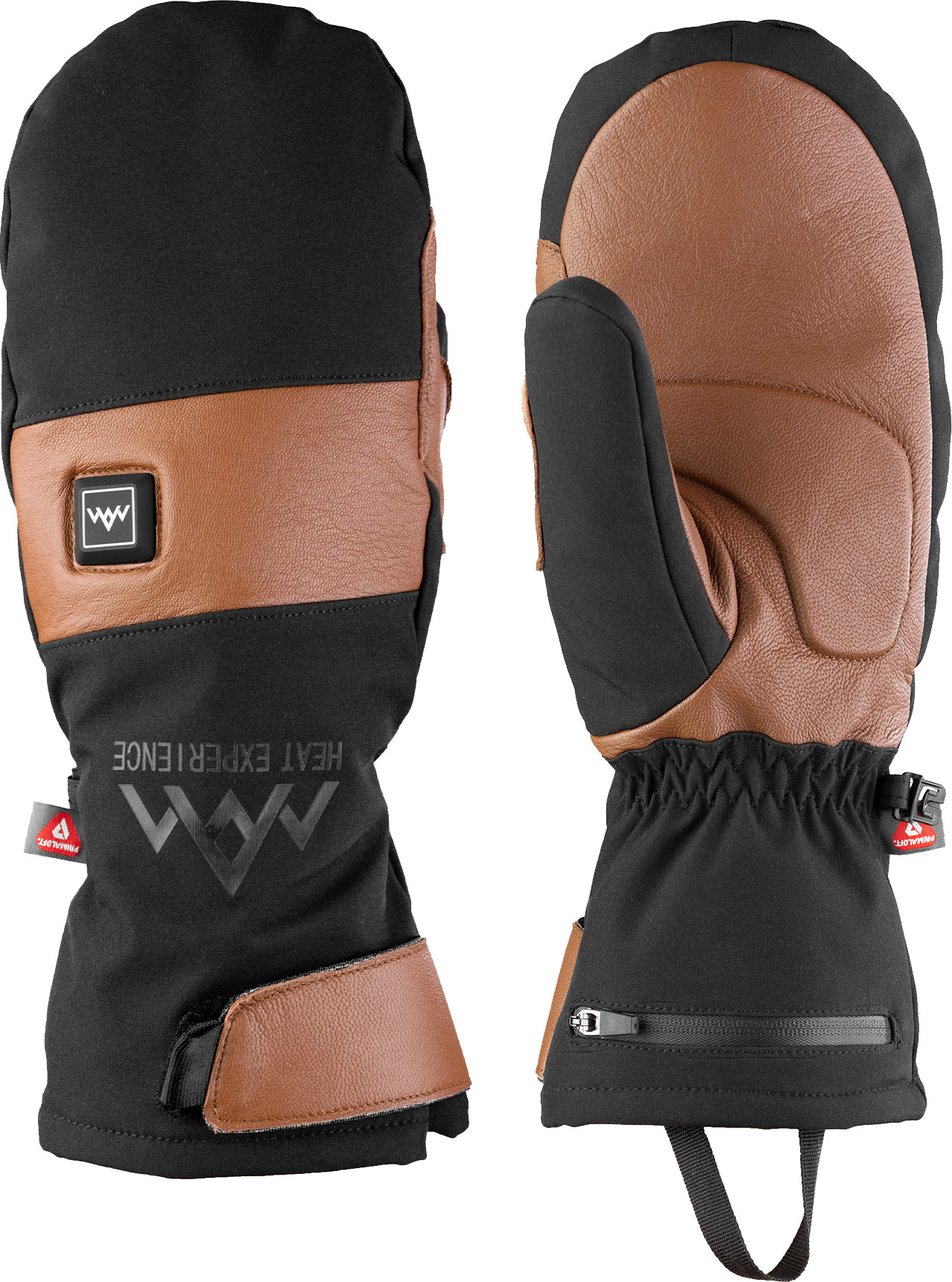 Heat Experience Heated Outdoor Mittens Black Friluftshansker XL