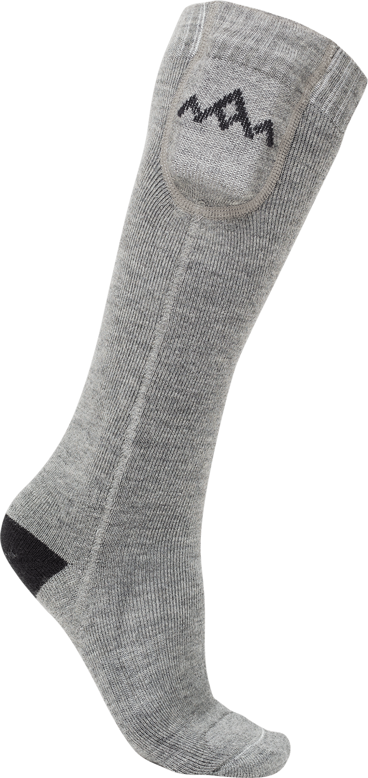 Unisex HeatX Heated Everyday Socks Grey Heat Experience