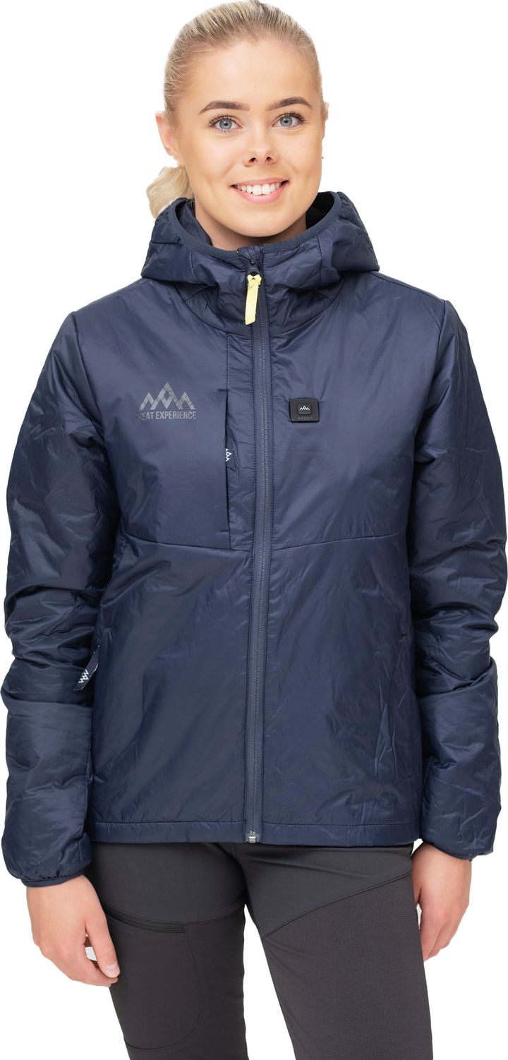 Heat Experience Women's HeatX Heated Hybrid Jacket Navy Blue Heat Experience Heat Experience Women's HeatX Heated Hybrid Jacket Navy Blue Heat Experience