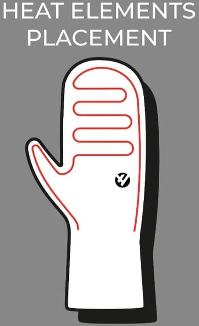 Heat Experience Heatx Everyday Mittens V2 Black Heat Experience