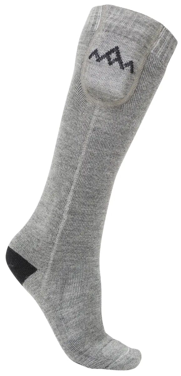 Heat Experience Heated Everyday Socks W.Batteries Grey Heat Experience