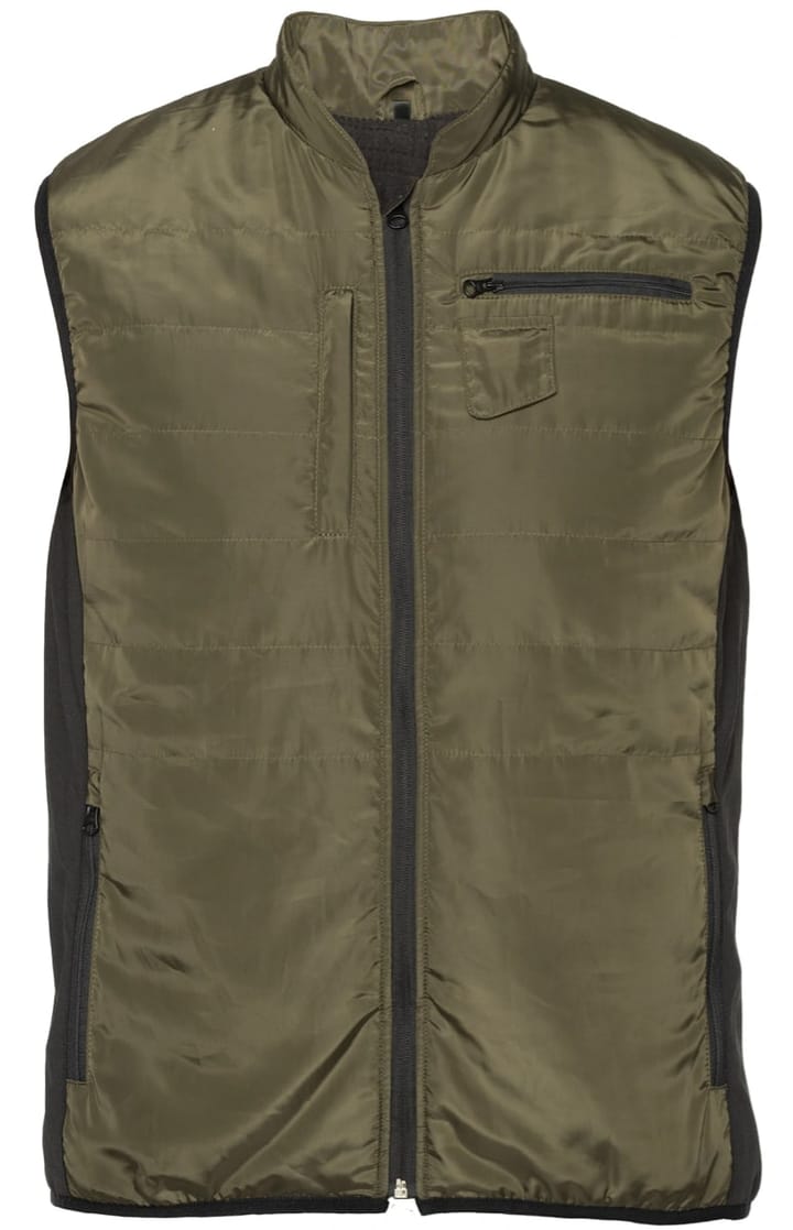 Heat Experience Heated Hunt Vest Mens Olive Green Heat Experience