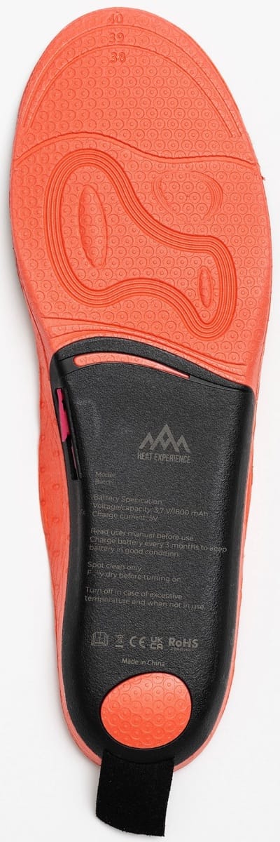 Heat Experience Insoles V2 Red Heat Experience Heat Experience Insoles V2 Red Heat Experience