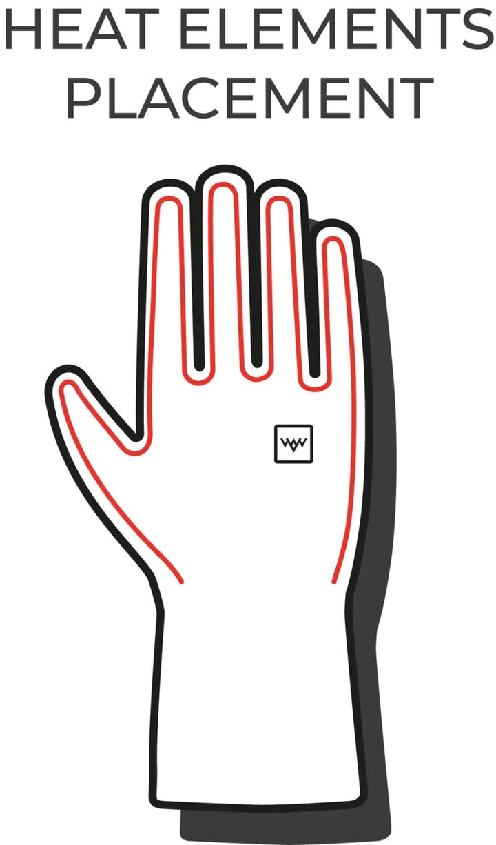 Heat Experience Unisex Heated Liner Gloves Black Heat Experience Heat Experience Unisex Heated Liner Gloves Black Heat Experience