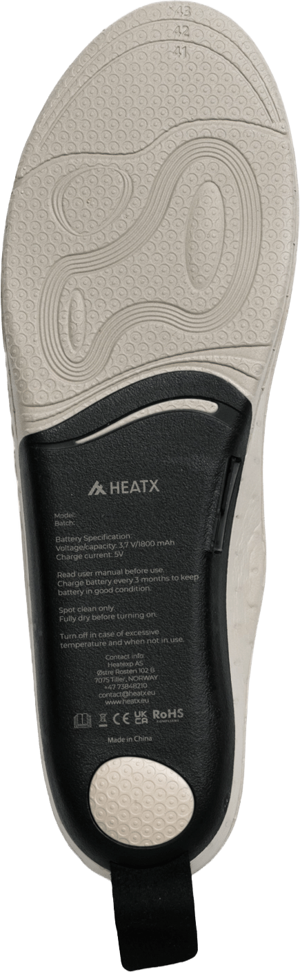 Heat Experience Heatx Hybrid Insoles Remote Control Sand Heat Experience