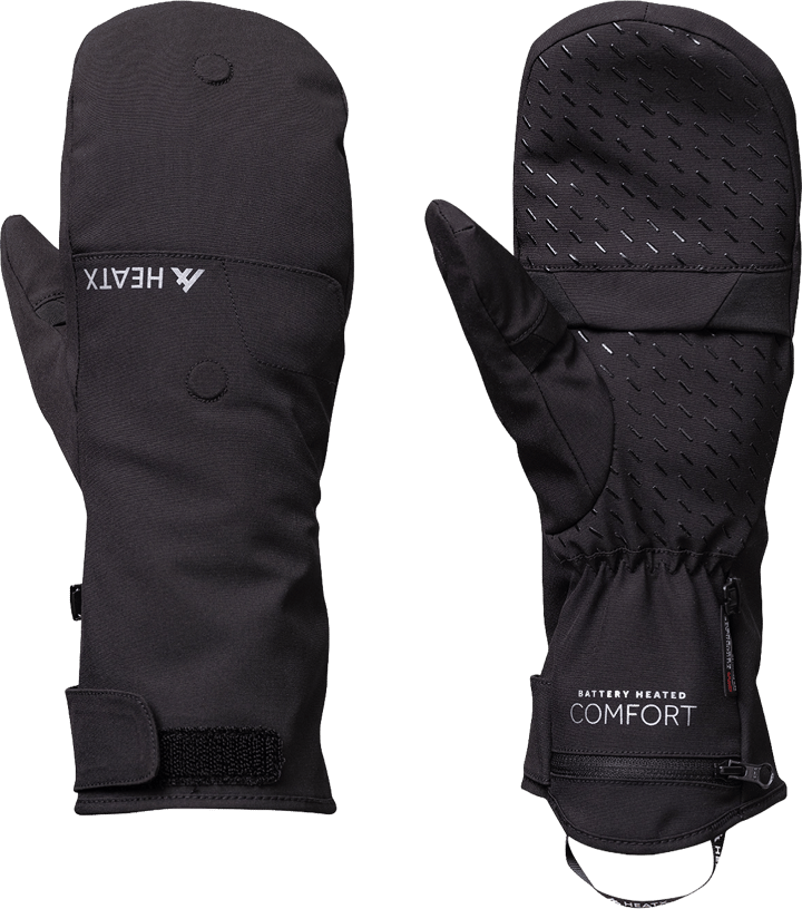 Heat Experience HeatX Pullover Mittens v2 Black Heat Experience