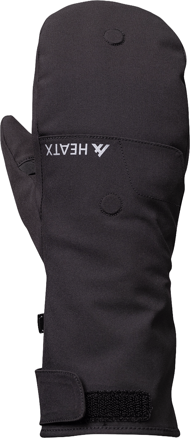 Heat Experience HeatX Pullover Mittens v2 Black Heat Experience