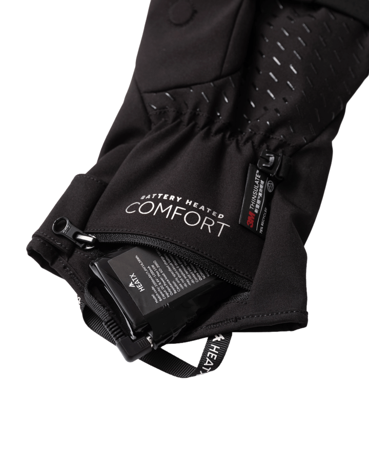 Heat Experience HeatX Pullover Mittens v2 Black Heat Experience