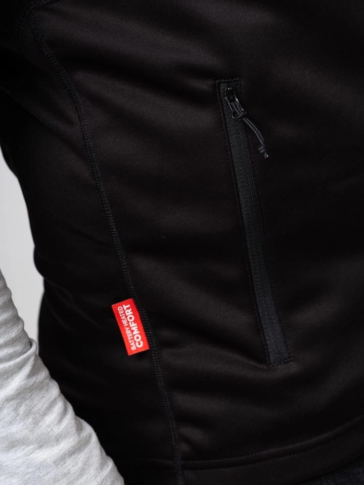 Heat Experience HeatX Heated Fleece Vest Mens Black Heat Experience