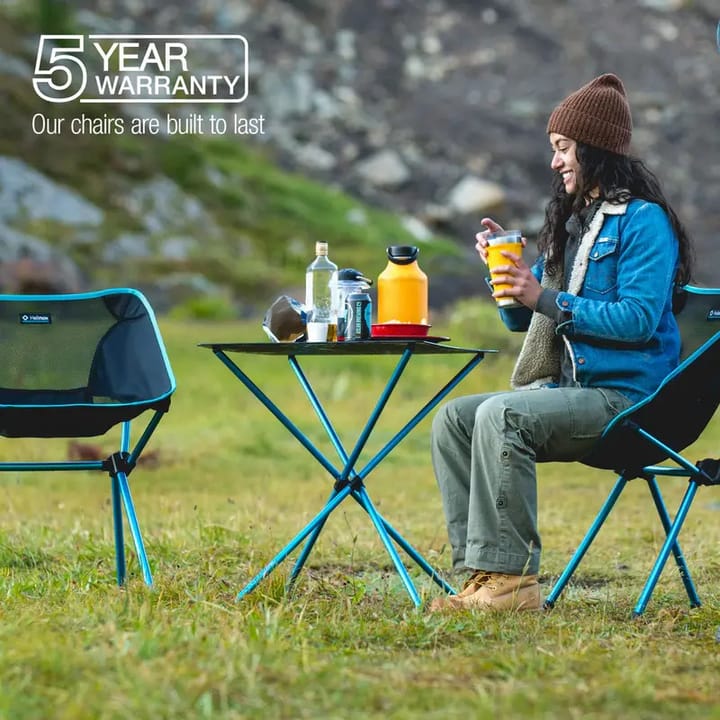 Helinox Cafe Chair Black/Cyan Blue Helinox Helinox Cafe Chair Black/Cyan Blue Helinox