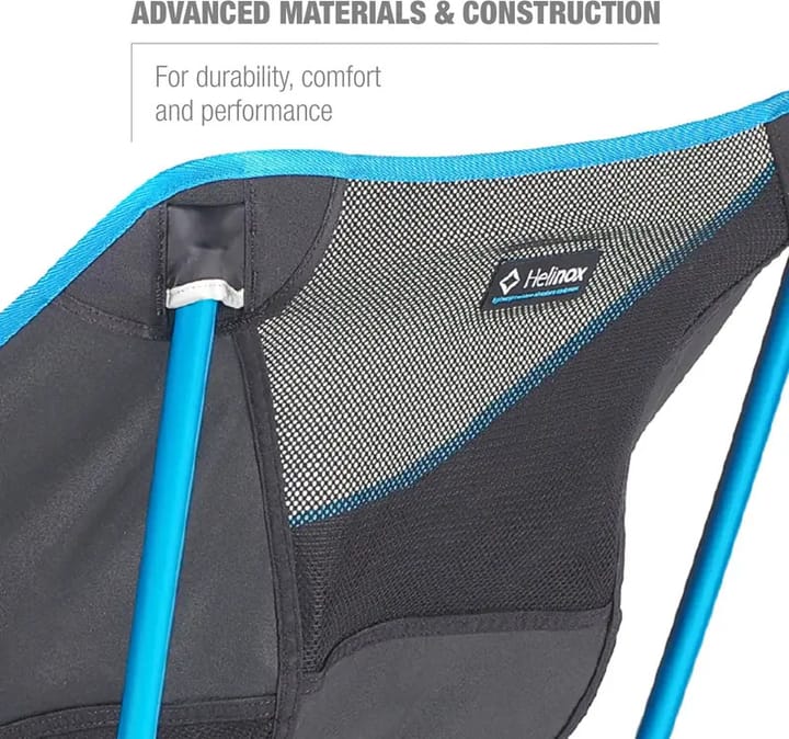 Helinox Cafe Chair Black/Cyan Blue Helinox Helinox Cafe Chair Black/Cyan Blue Helinox