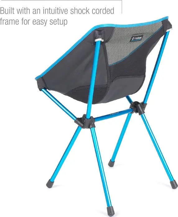 Helinox Cafe Chair Black/Cyan Blue Helinox