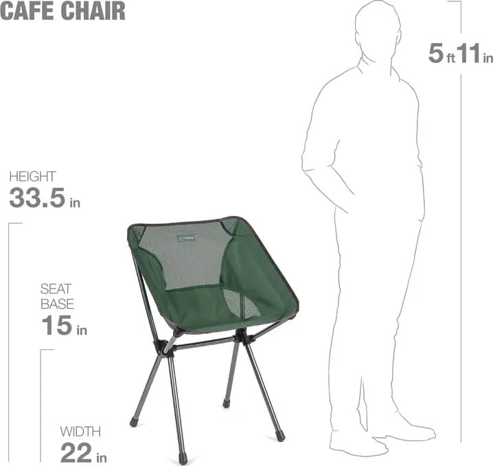 Helinox Cafe Chair Forest Green Helinox Helinox Cafe Chair Forest Green Helinox
