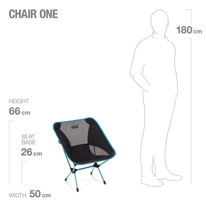 Helinox Chair One Black/O Blue Helinox