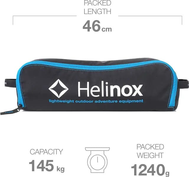Helinox Chair Two Black/Cyan Blue Helinox