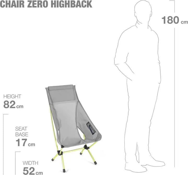 Chair Zero Highback Grey Helinox