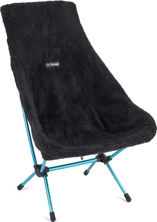 Fleece Seat Warmer For Chair Two Black Helinox