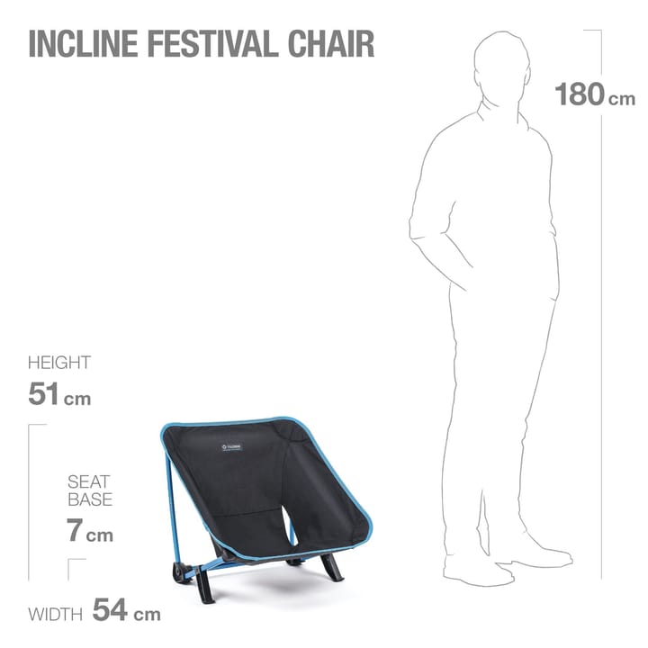 Incline Festival Chair Black Helinox