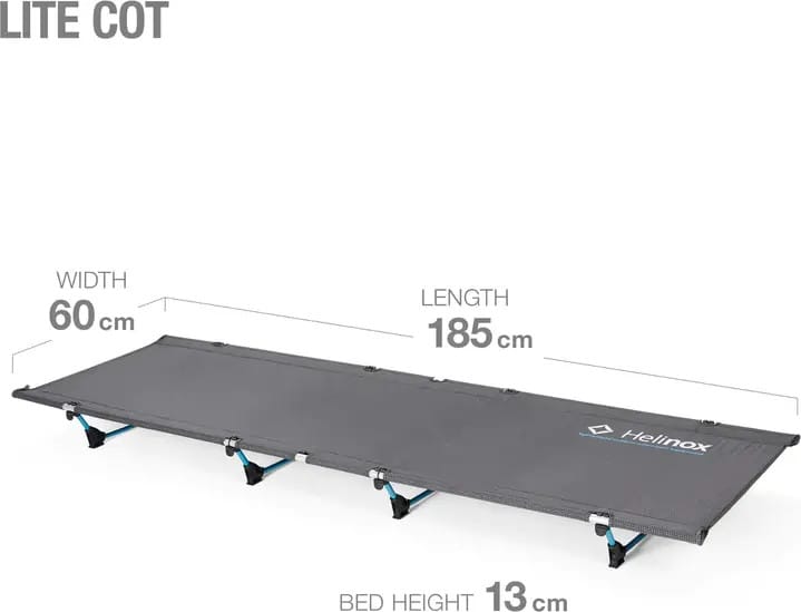 Lite Cot Black Blue Helinox