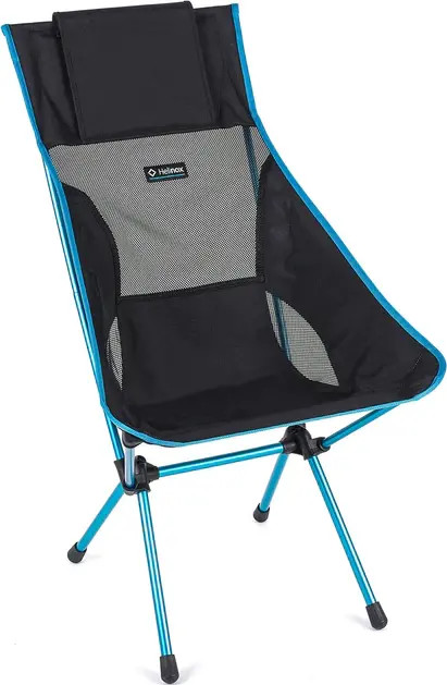 Helinox Sunset Chair Black/O Blue Campingmöbler Black/Cyan Blue OneSize