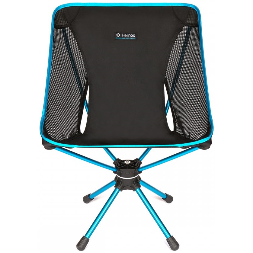 Swivel Chair Black Blue