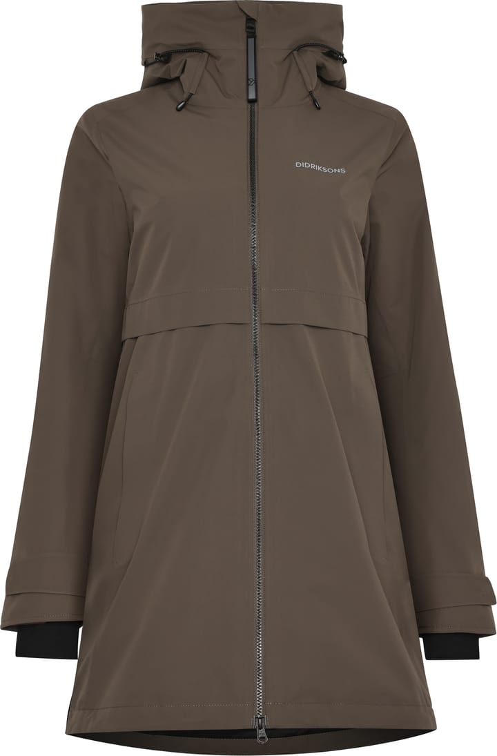 Didriksons Women's Helle Parka 6 Mocha Brown Didriksons