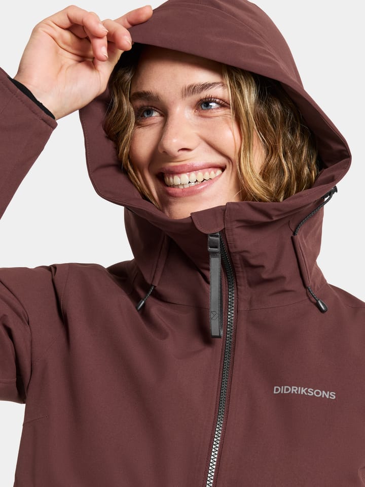 Didriksons Women's Helle Parka 6 Old Rust Didriksons Didriksons Women's Helle Parka 6 Old Rust Didriksons