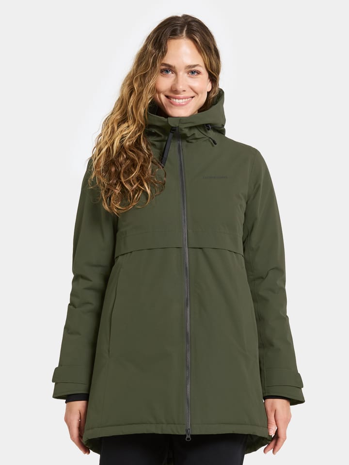 Didriksons Women's Helle Parka 6 Deep Green Didriksons