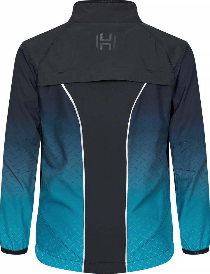 Juniors' Harrå Hybrid Jacket Biscay Bay Hellner