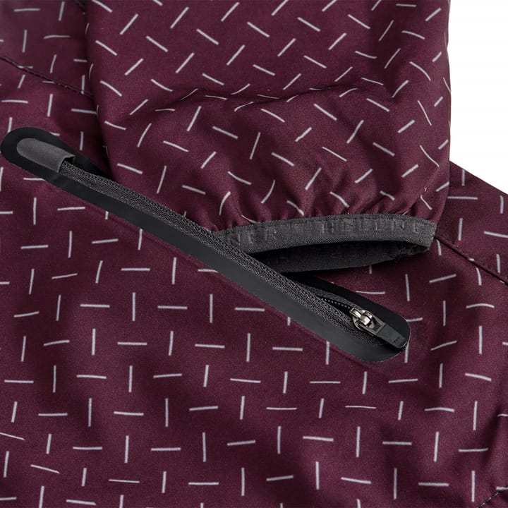 Hellner Harrå Hybrid Jacket Women Grape Wine Hellner