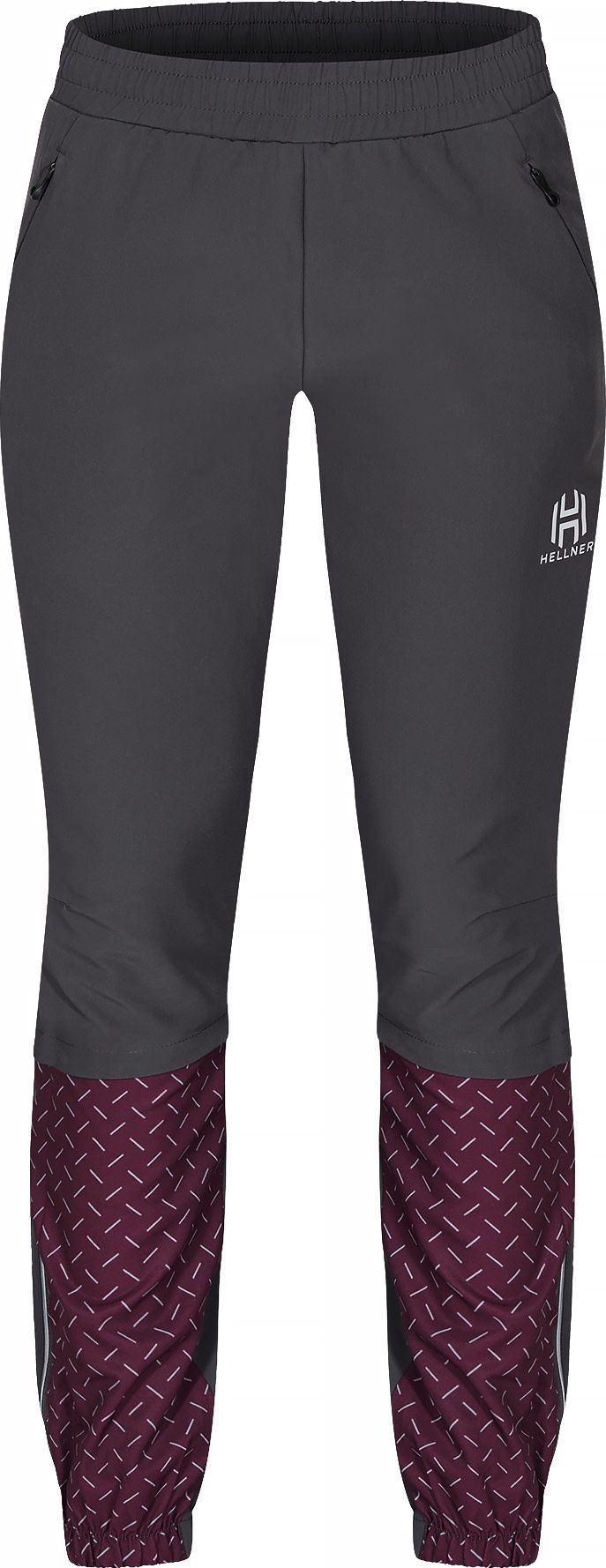 Hellner Harrå Hybrid Pants Women Grape Wine Hellner