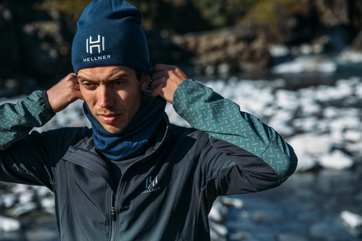 Hellner Hellner Harrå Merino Tubes Dress Blue Hellner